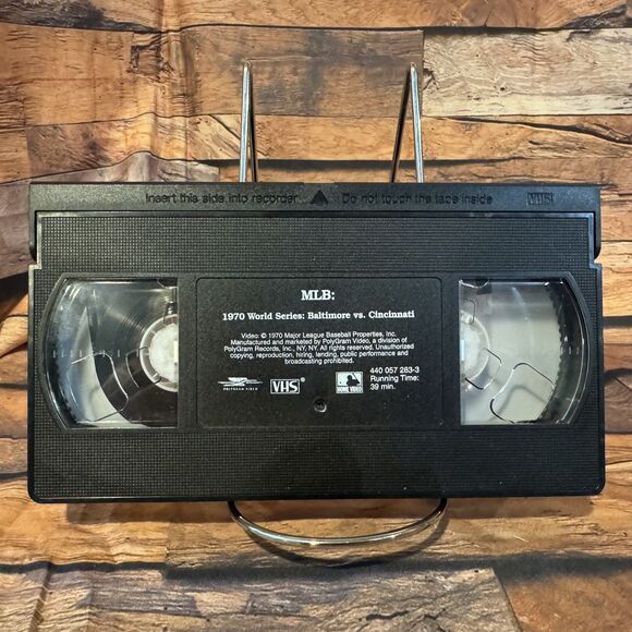 1970 World Series Cincinnati Reds Vs Baltimore Orioles VHS Tape MLB Baseball - Picture 7 of 10